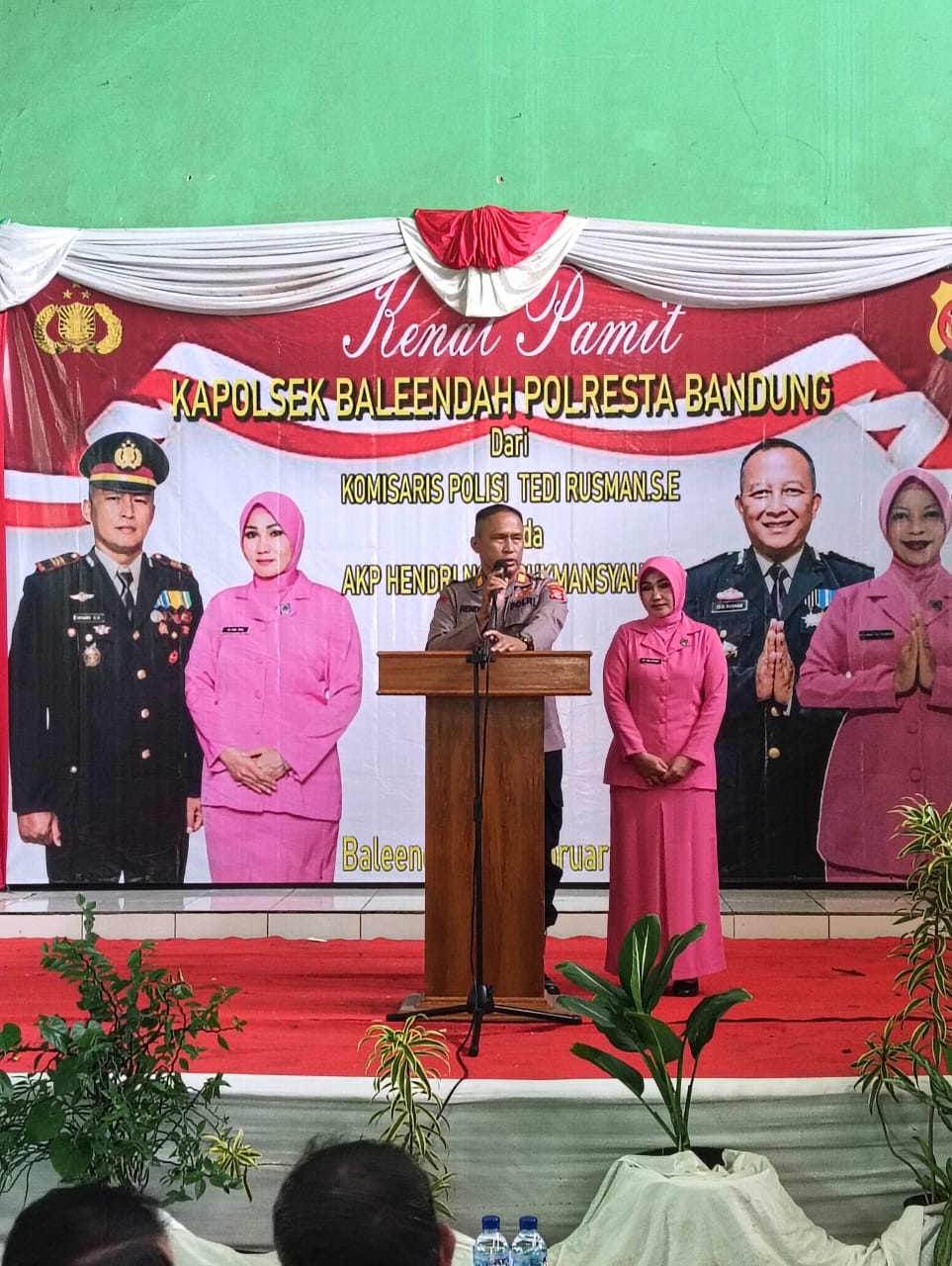 Serah Terima Jabatan Kapolsek Baleendah Polresta Bandung Berjalan Sukses